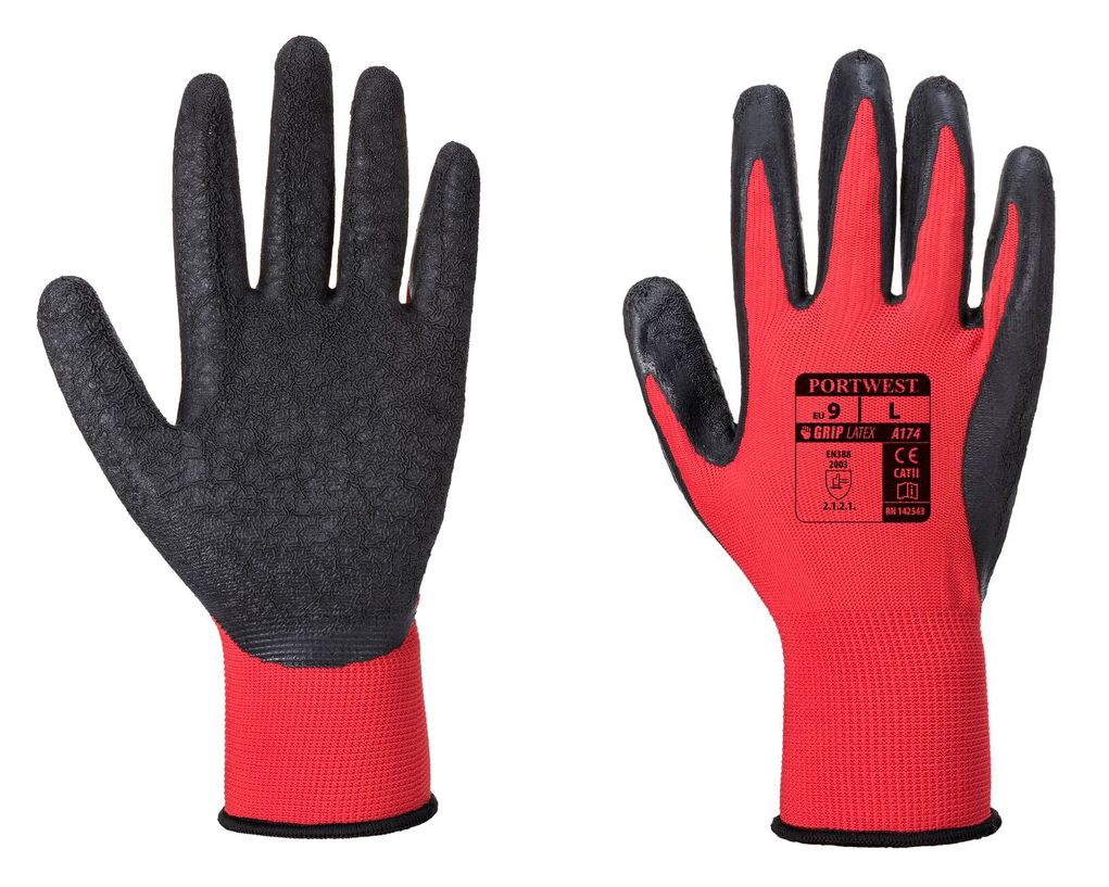 A174 Flex Grip Latex Glove
